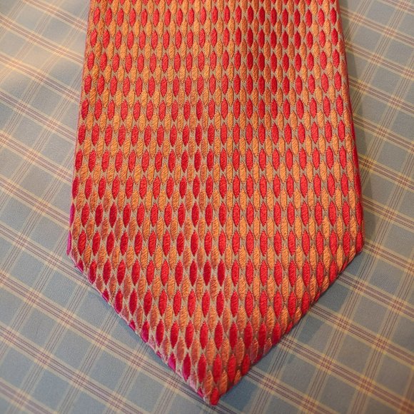 Excellent Used Condition Men's Bachrach Italian Silk Necktie - Picture 1 of 7